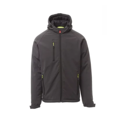 PAYPER SOFTSHELL GALE PAD anthracite/black M