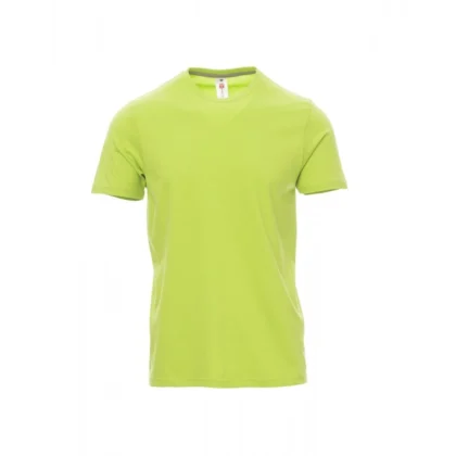 PAYPER T-SHIRT SUNSET acid green L
