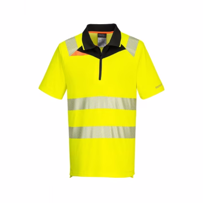 PORTWEST VISOKOVIDNA MAJICA POLO HI-VIS DX412 yellow/black