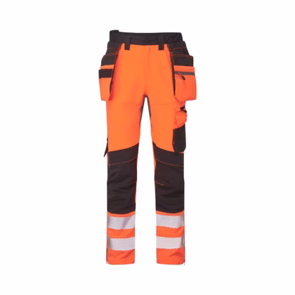 PORTWEST VISOKOVIDNE HLAČE HI-VIS DX454 orange/black