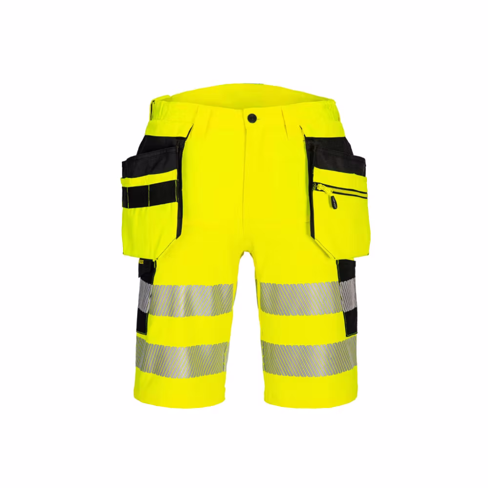 PORTWEST VISOKOVIDNE HLAČE KR HI-VIS DX446 yellow/black